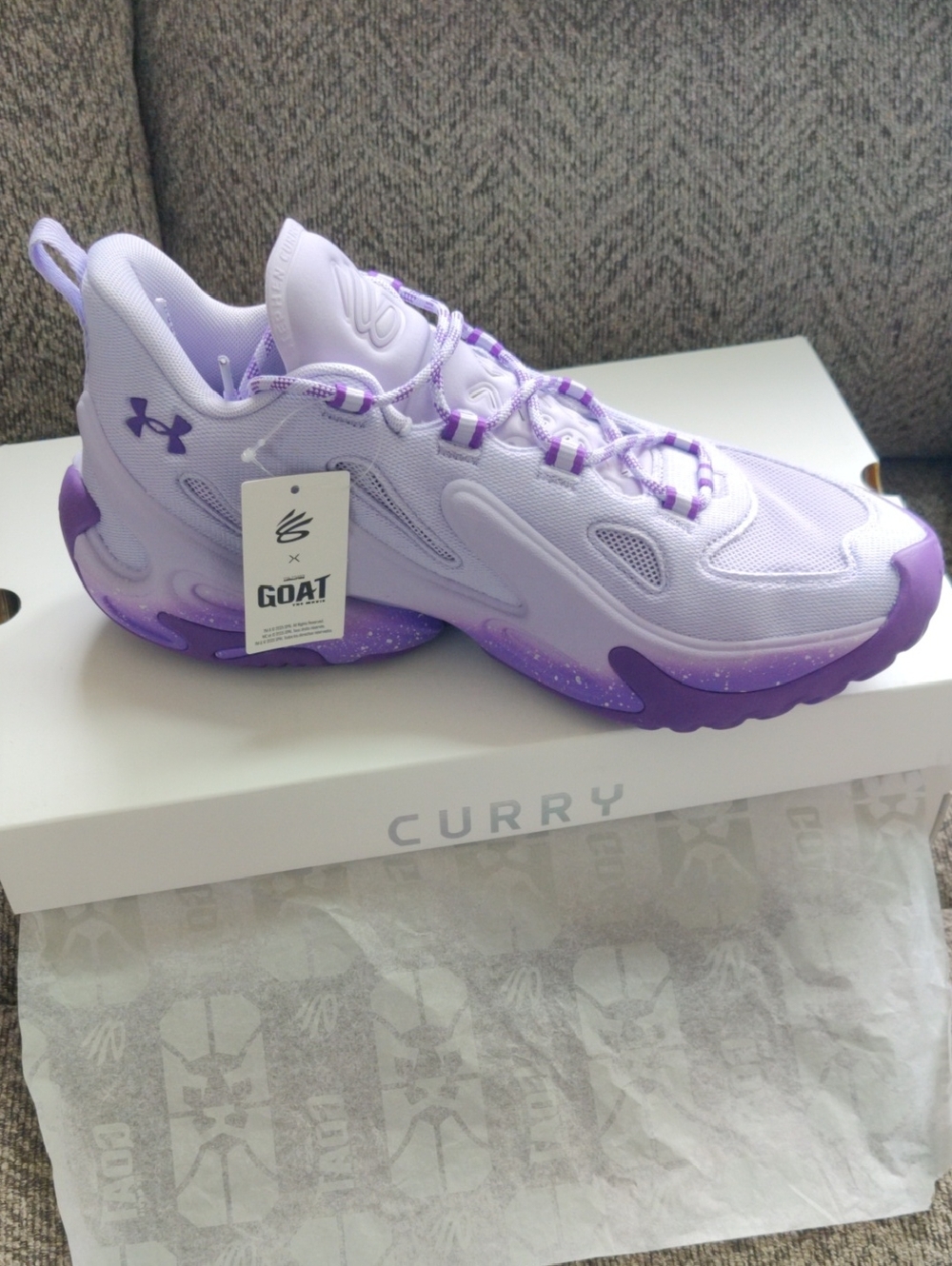 Under Armour Lilac & Purple Curry 13 Basketball Shoe